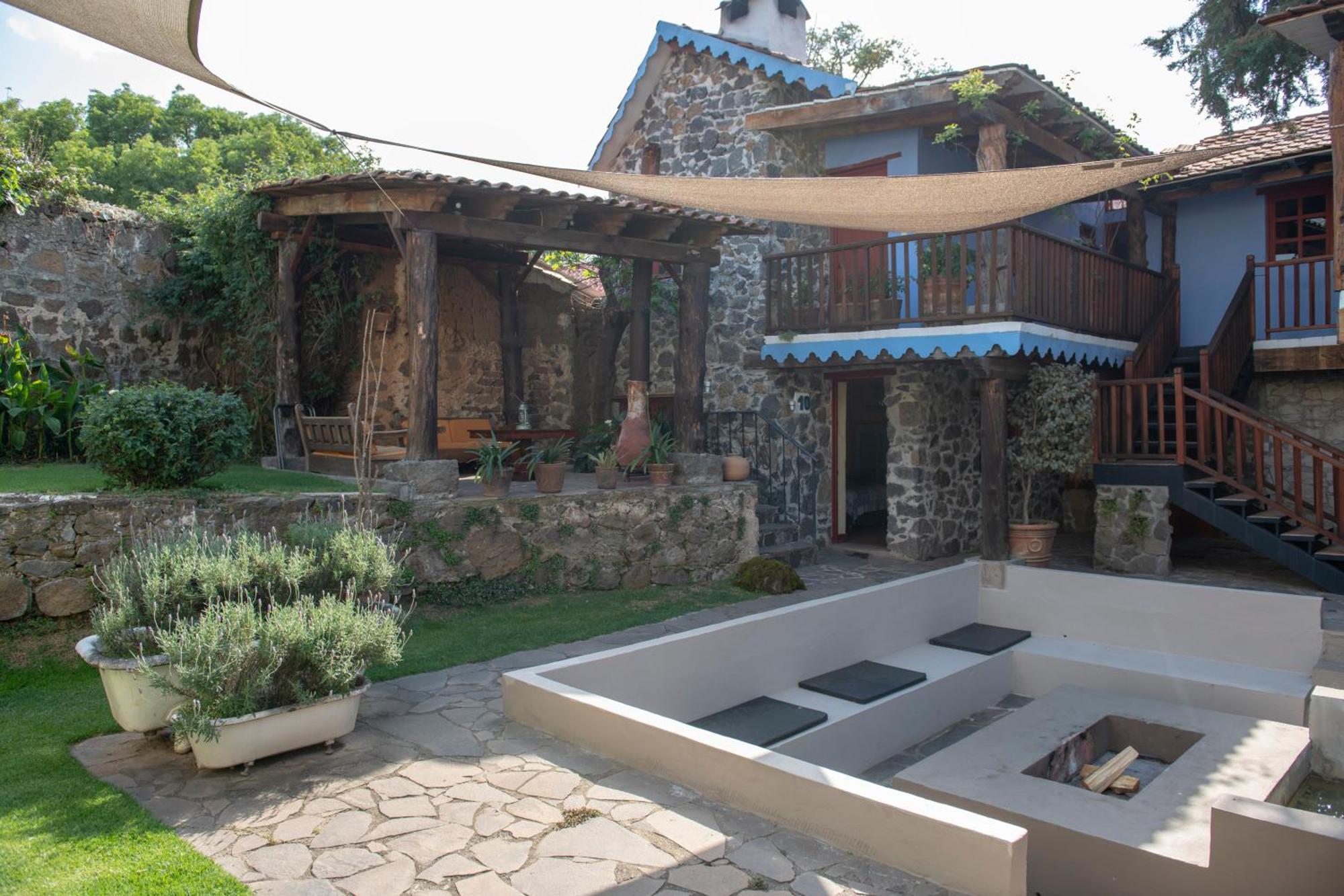 Hotel La Casa Azul Huasca & Restaurante La Terraza Huasca de Ocampo Exterior foto